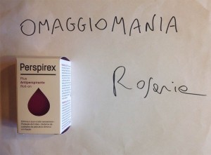 campione omaggio Perspirex di Rosaria