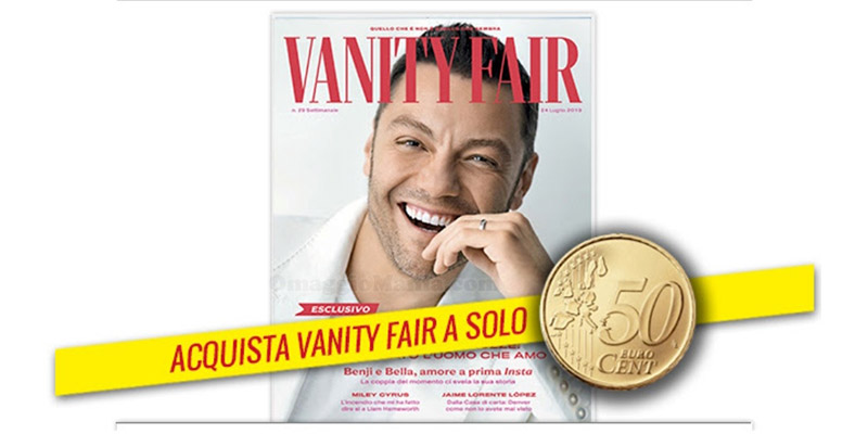 Ricevi la rivista Vanity Fair n.29 a 50 centesimi - OmaggioMania
