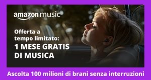 Amazon Music Unlimited 1 mese gratis