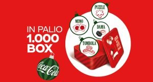 vinci 1.000 box Giochi delle Feste con Coca-Cola Fanta Sprite Kinley