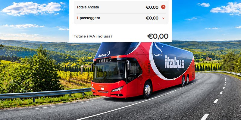 voucher omaggio 10 euro ItaBus 0,00